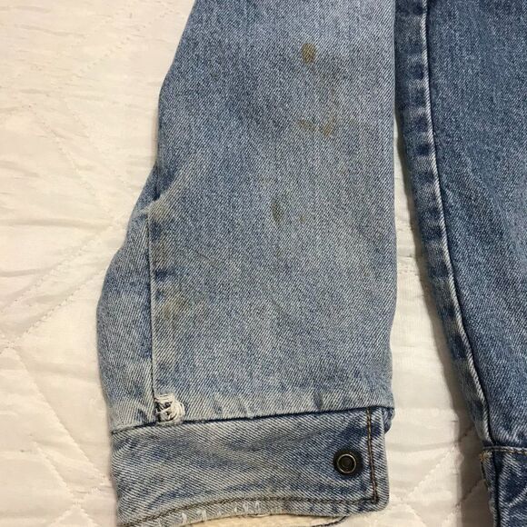 Vintage Saugatuck well‎ worn lined jean jacket medium - Picture 2 of 6